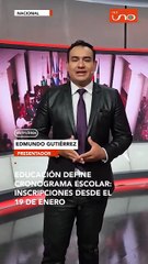 Las inscripciones escolares se realizarán del 19 al 23 de enero, mientras que las clases iniciarán el 2 de febrero y concluirán el 2 de diciembre. El cierre de gestión está previsto para el 11 de diciembre.