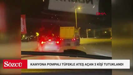 Ankara’da kamyona pompalı tüfekle ateş açan 3 kişi tutuklandı