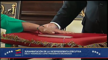 Juramentada Delcy Rodríguez Gómez como Presidenta Encargada de la República Bolivariana de Venezuela