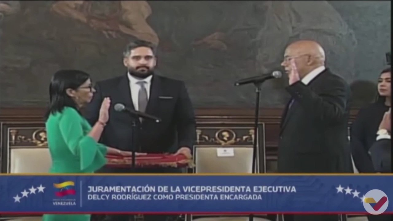 OFICIAL: Delcy Rodríguez asume como presidenta interina de Venezuela tras captura de Maduro