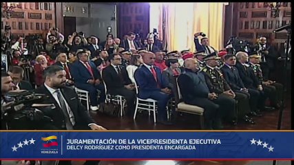 Delcy Rodríguez queda investida como Presidenta Encargada de la República Bolivariana de Venezuela