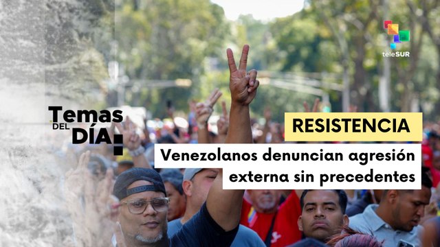 Temas Del Día 5/01/26: Venezolanos rechazan acciones belicistas de EE.UU.