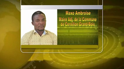 Majistra adjwen komin Cornillon Grand-Bois Maxo Ambroise prezante  pwoblèm ki genyen nan komin lan.