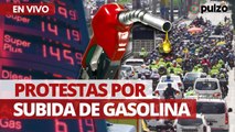 Protesta por subida en precio de la gasolina y posible aumento en ACPM; conductores se quejan |Pulzo