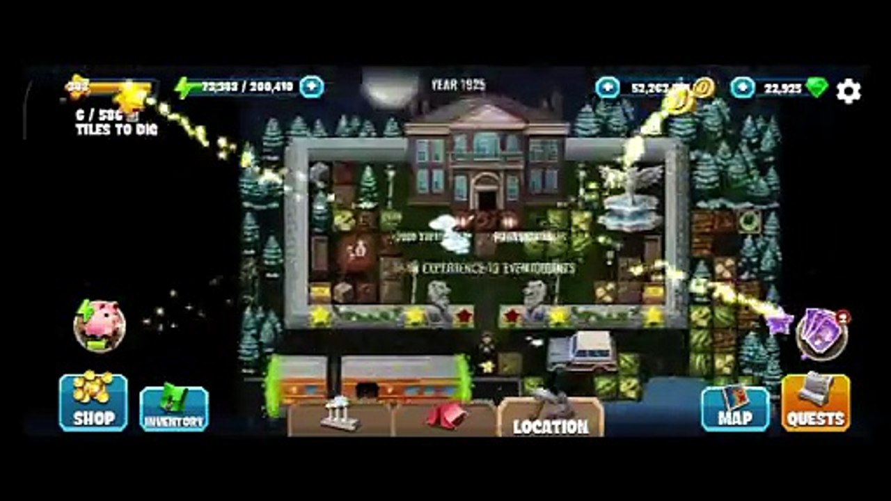 YEAR 1925, Diggy's Adventure, NEW YEAR'S EVE 2025, Story Tasks only.