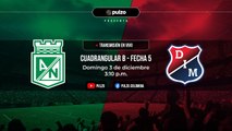 NACIONAL VS. MEDELLÍN: narración EN VIVO del partido cuadrangular, fecha 5 de Liga BetPlay II