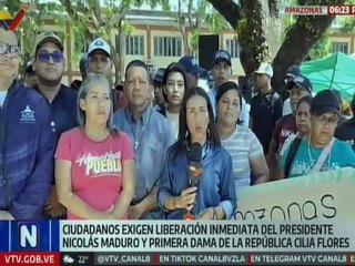 Pueblo de Amazonas se moviliza en defensa de la patria ante los ataques imperialistas