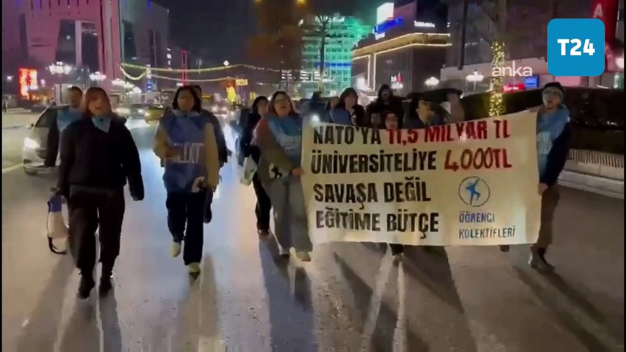 Öğrenciler burs ve kredi zammını protesto etti: 7 kişi gözaltına alındı