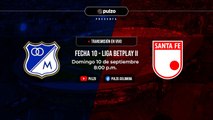 MILLONARIOS VS. SANTA FE: narración EN VIVO del partido por la fecha 10 de la Liga BetPlay II