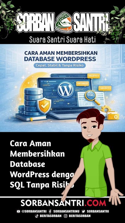 Cara Aman Membersihkan Database WordPress agar Website Tetap Cepat dan Stabil