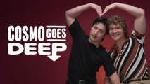 Heated Rivalry's Connor Storrie and Hudson Williams Answer Rapid-Fire Questions | Cosmo Goes Deep