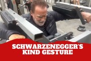 Arnold Schwarzenegger makes a big announcement to help people in need