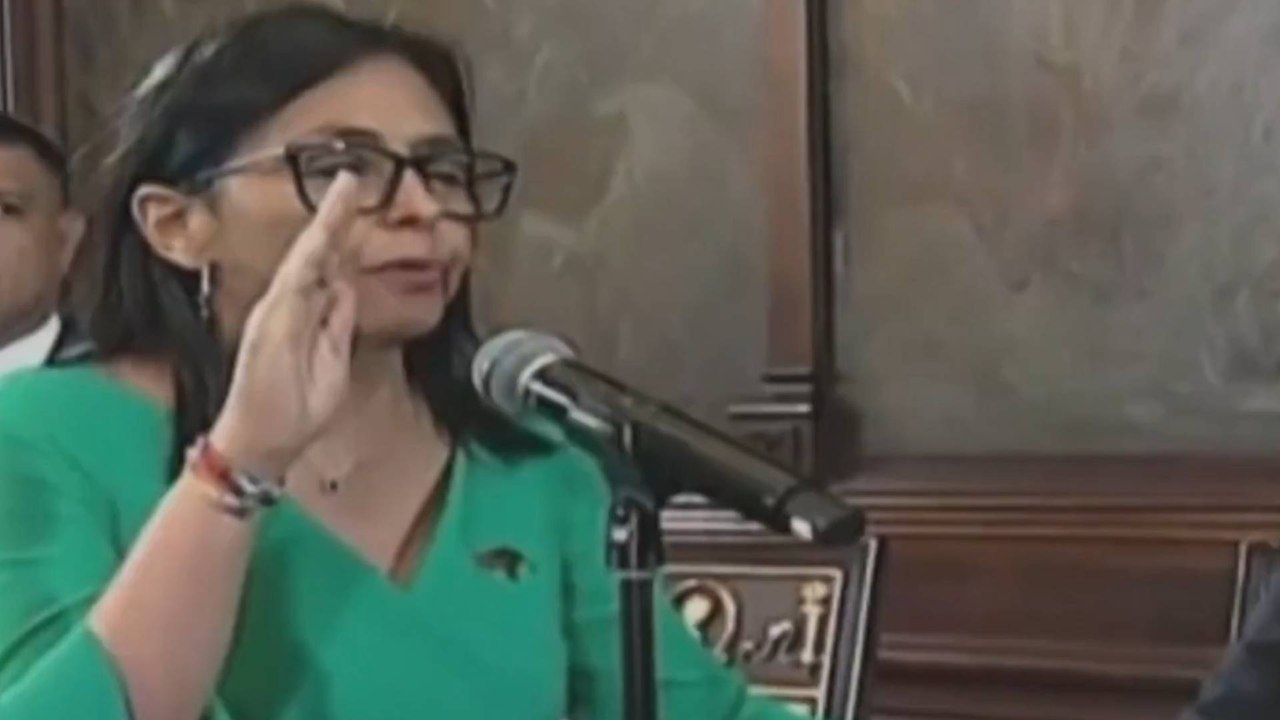 Delcy Rodríguez quedó al frente del país en horas decisivas para Venezuela: estas fueron sus palabras