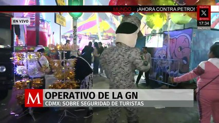Guardia Nacional despliega operativo para proteger a Reyes Magos en CdMx