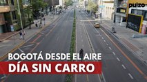 Día sin carro en Bogotá: así se vio la ciudad desde el aire | Pulzo