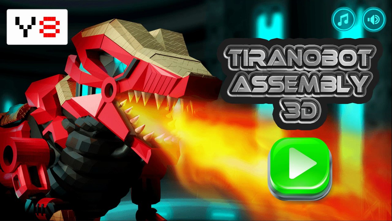 Tiranobot Assembly 3D (Flash Game)
