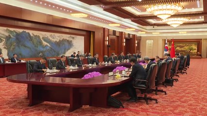 이 대통령, ’중국 서열 3위’ 자오러지 면담…"한중 우호 증진" / YTN