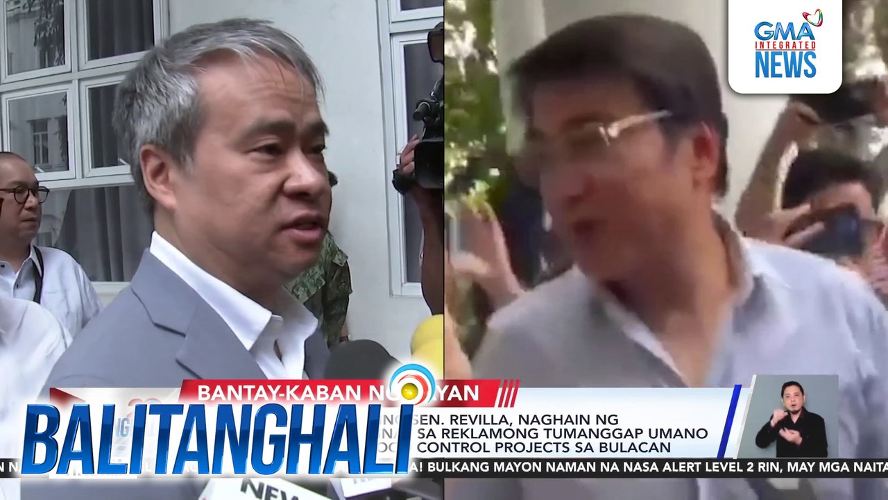 Sen. Villanueva at dating Sen. Revilla, naghain ng kontra-salaysay kaugnay sa reklamong tumanggap umano sila ng kickback sa flood control projects sa Bulacan | Balitanghali