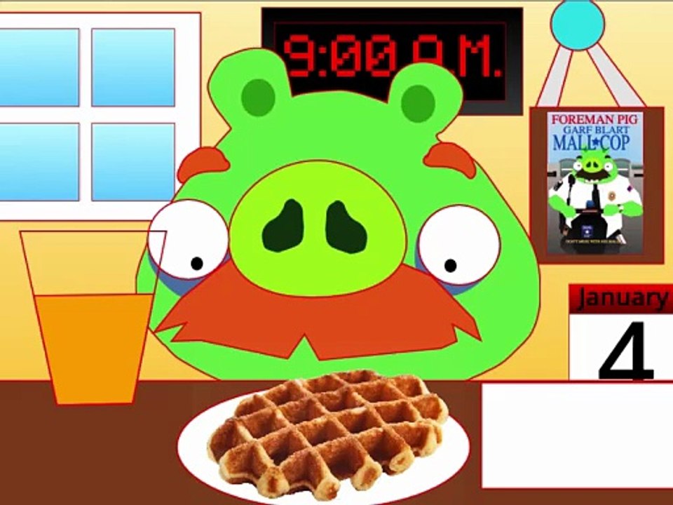 Angry Birds Shitpost Animation: Foreman Pig's Belgian Waffle