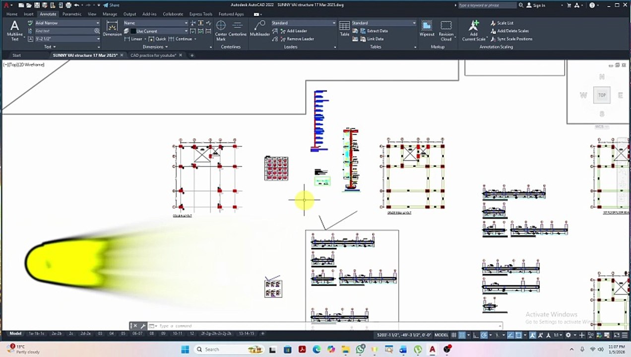 Part-6: Style Override Tutorial — Text & Dimension Style Override Explained (Bangla)