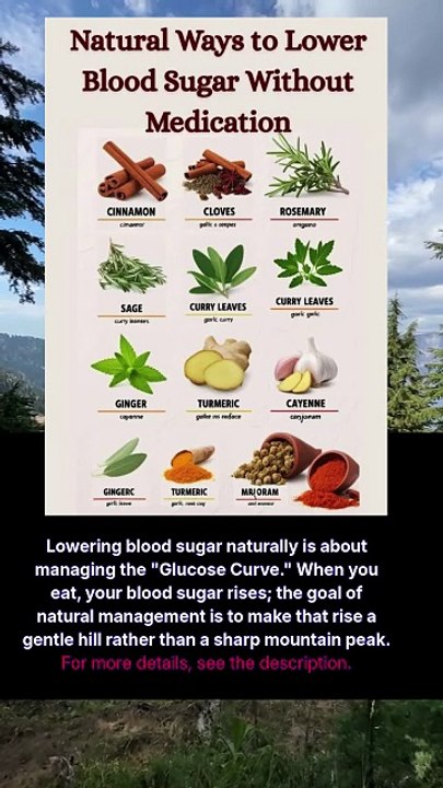 natural ways to lower blood sugar without medication