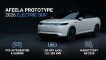Neuer Afeela SUV 2026: Marktstart frühestens 2028 geplant