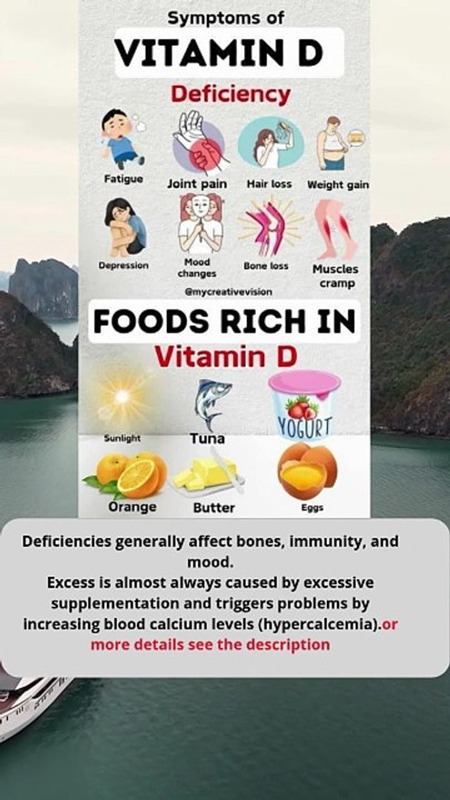 Side Effects of Excess and Deficiency of Vitamin D