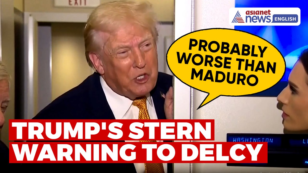 Trump's Stern Warning to Venezuela’s Acting President Delcy Rodríguez