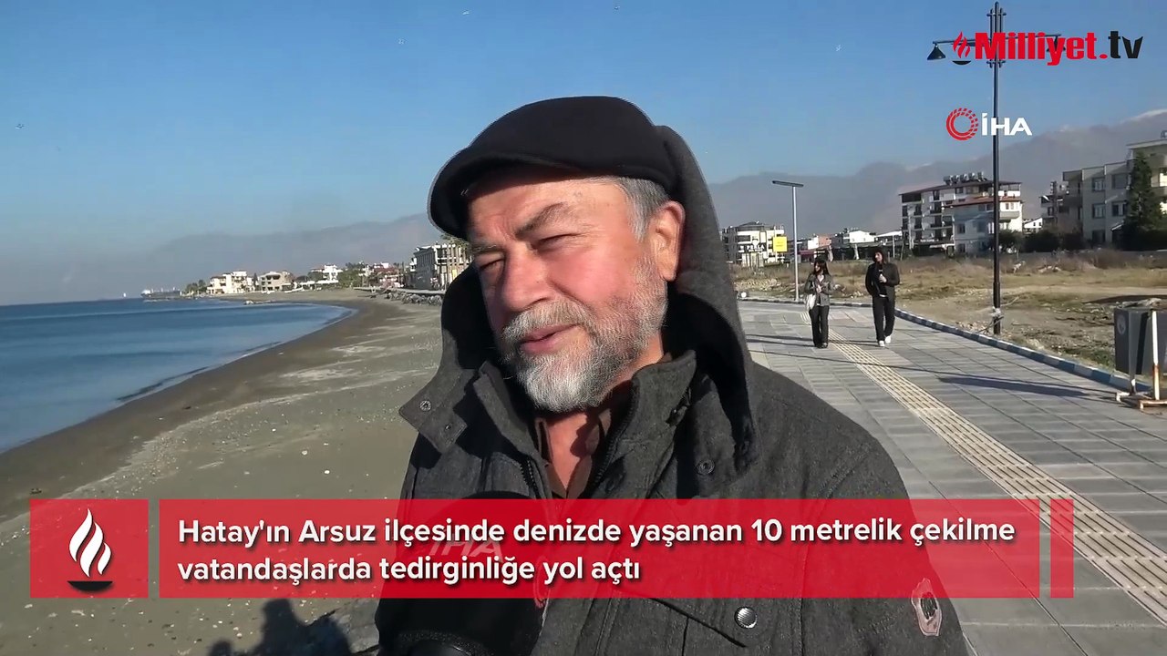 Sahile gelen vatandaşlar şoke oldu! ‘şaşırdık, neden olduğunu bilmiyoruz’