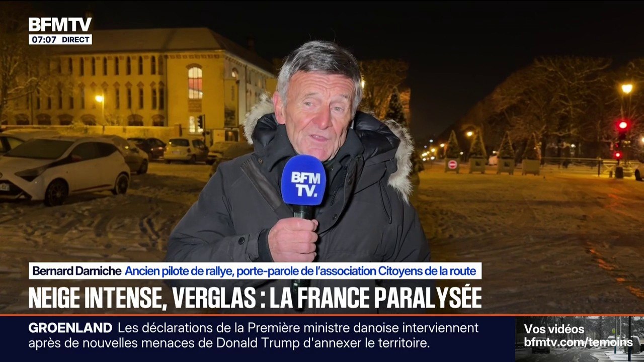 "On peut rouler très facilement si on a les pneus ad hoc": les conseils de l'ancien pilote de rallye Bernard Darniche pour rouler sur la neige