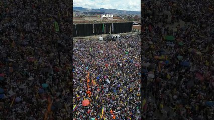 Marchas del Día del Trabajo desde el aire: así se veía la Plaza de Bolívar en apoyo a #Petro | Pulzo