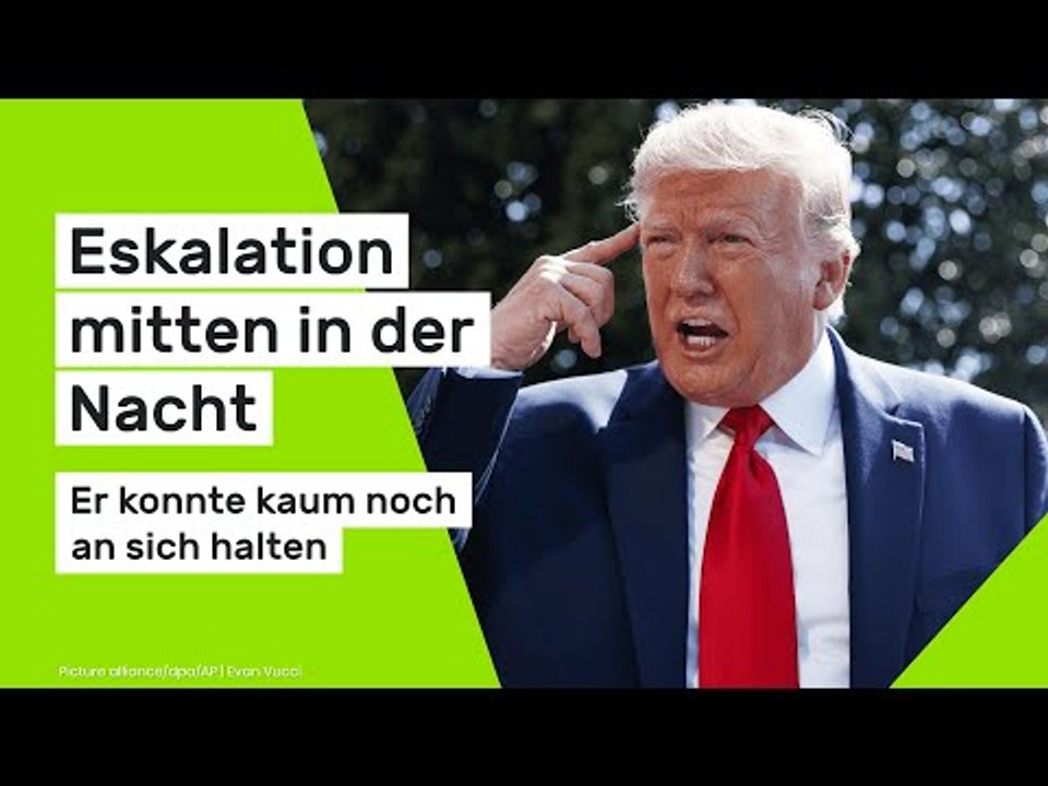Donald Trump: Eskalation mitten in der Nacht - er konnte kaum noch an sich halten