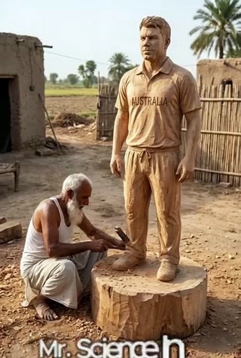 Cricket Player Shan Watson Wooden Art