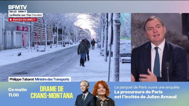 Neige/verglas: L'évènement a été plus important que ce qui était annoncé , affirme Philippe Tabarot, ministre des Transports