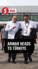 Anwar departs for official visit to Türkiye