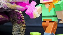 Minecraft ASMR Mukbang Eating Pink   ️ Turtle Tortoise