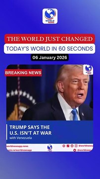 Trump says the U.S. isn't at war with Venezuela.