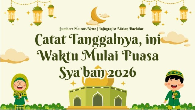 Catat Tanggalnya, Ini Waktu Mulai Puasa Sya’ban 2026