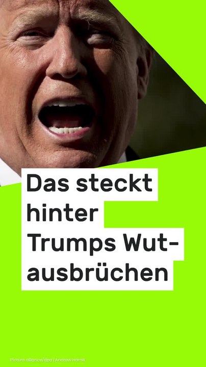 No Glomex Donald Trump: Psychologe enthüllt 'Achillesferse' – das steckt hinter Trumps Wutausbrüchen