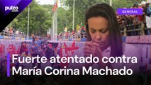 ¿El cambio no tiene frenos? Atentaron contra camioneta de María Corina Machado | Pulzo