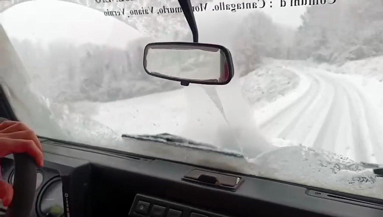 Prato, neve a Vernio: le immagini della Protezione Civile