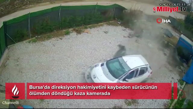 Sürücü ölümden döndü! Direksiyon hakimiyetini kaybedince...