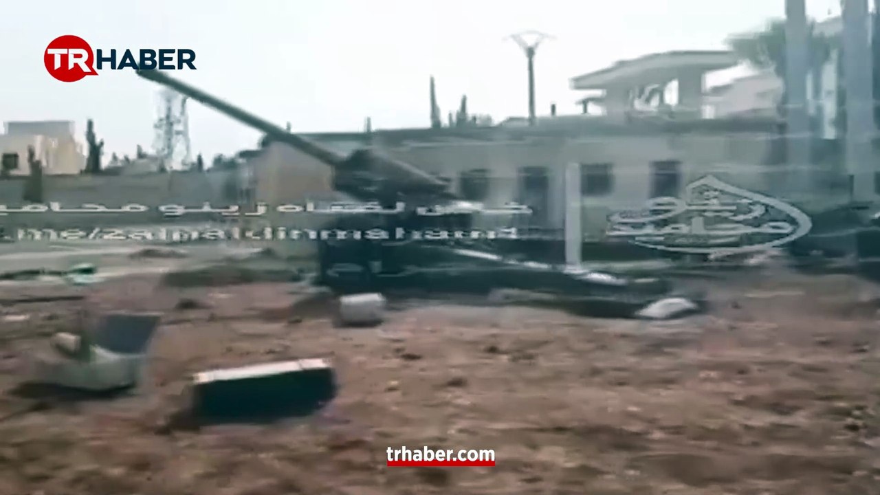 Suriye ordusu, terör örgütü YPG/SDG unsurlarını topçu atışı ile hedef alıyor