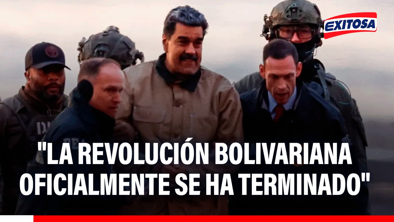 Anthony Medina tras captura de Maduro: "La Revolución Bolivariana oficialmente se ha terminado"