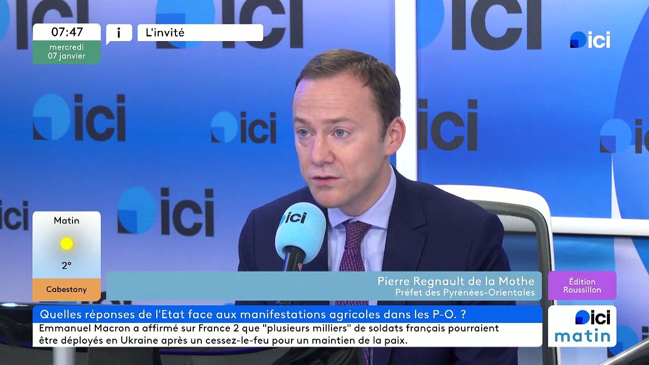 Pierre Regnault de la Mothe, préfet des Pyrénées-Orientales, invité d'ici Roussillon