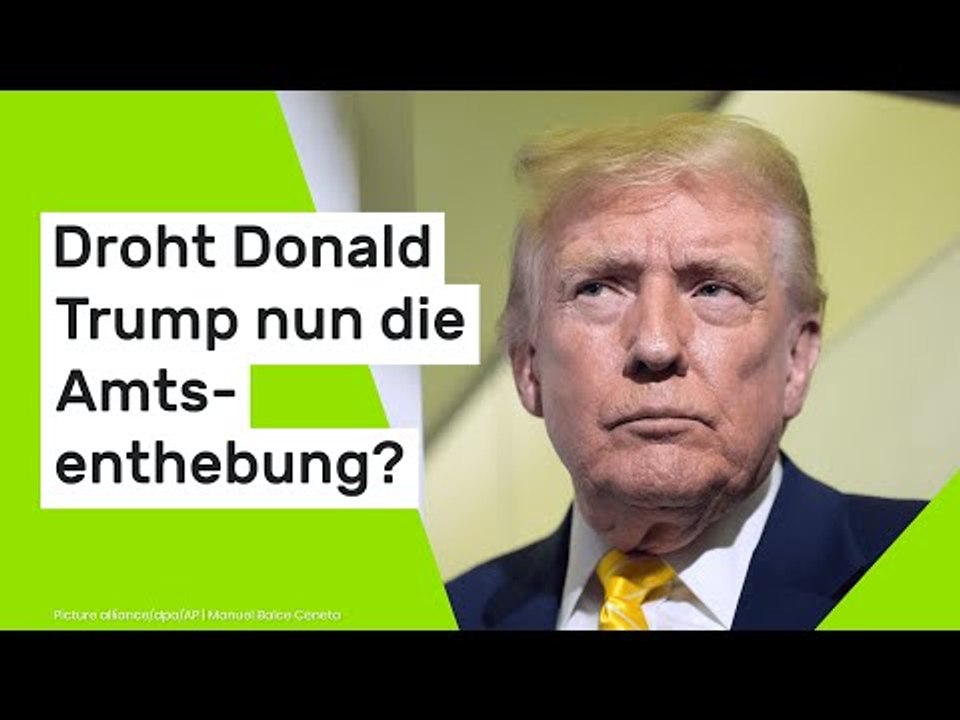 Donald Trump: Empörung nach Angriff auf Venezuela - droht ihm nun die Amtsenthebung?