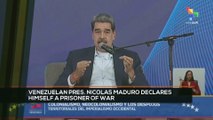 FTS 8:30 06-01: Venezuelan pres. Nicolas Maduro declares himself a prisoner of war