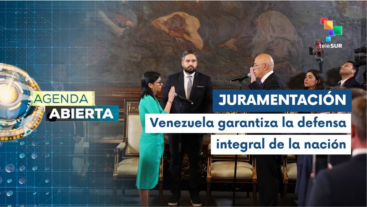 Delcy Rodríguez fue investida como presidenta encargada de Venezuela