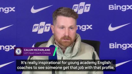 McFarlane rooting for 'inspirational' Rosenior as Chelsea boss