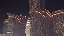 Spiritual View of Masjid Al-Haram from Outside with Adhan | Peaceful Islamic Atmosphere